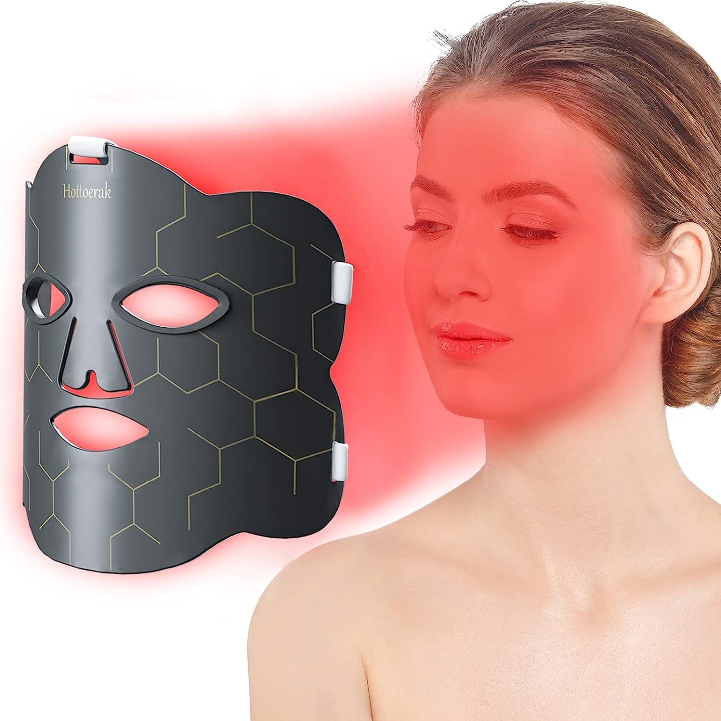 Red Light Therapy for Face, LED Red Light Therapy 660nm & 850nm Wavelength for Home Use