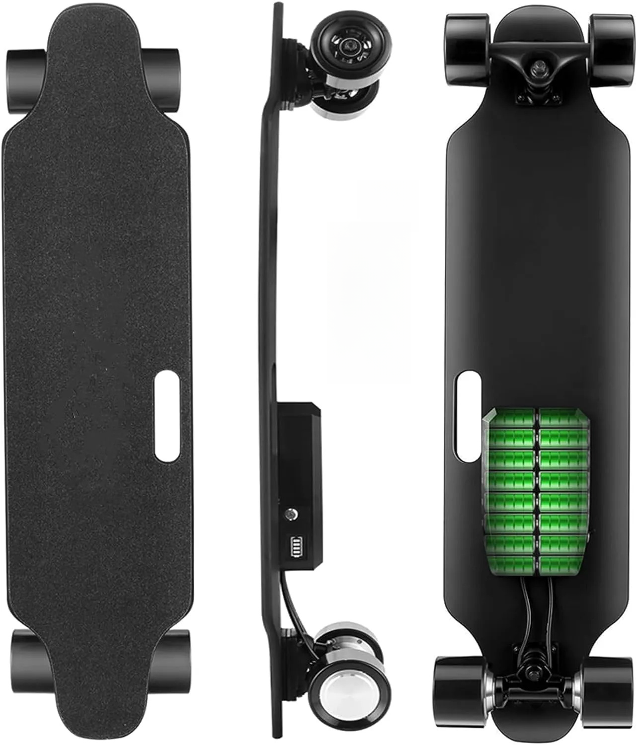 Caroma Electric Skateboard with Wireless Remote, 700W Dual Motor