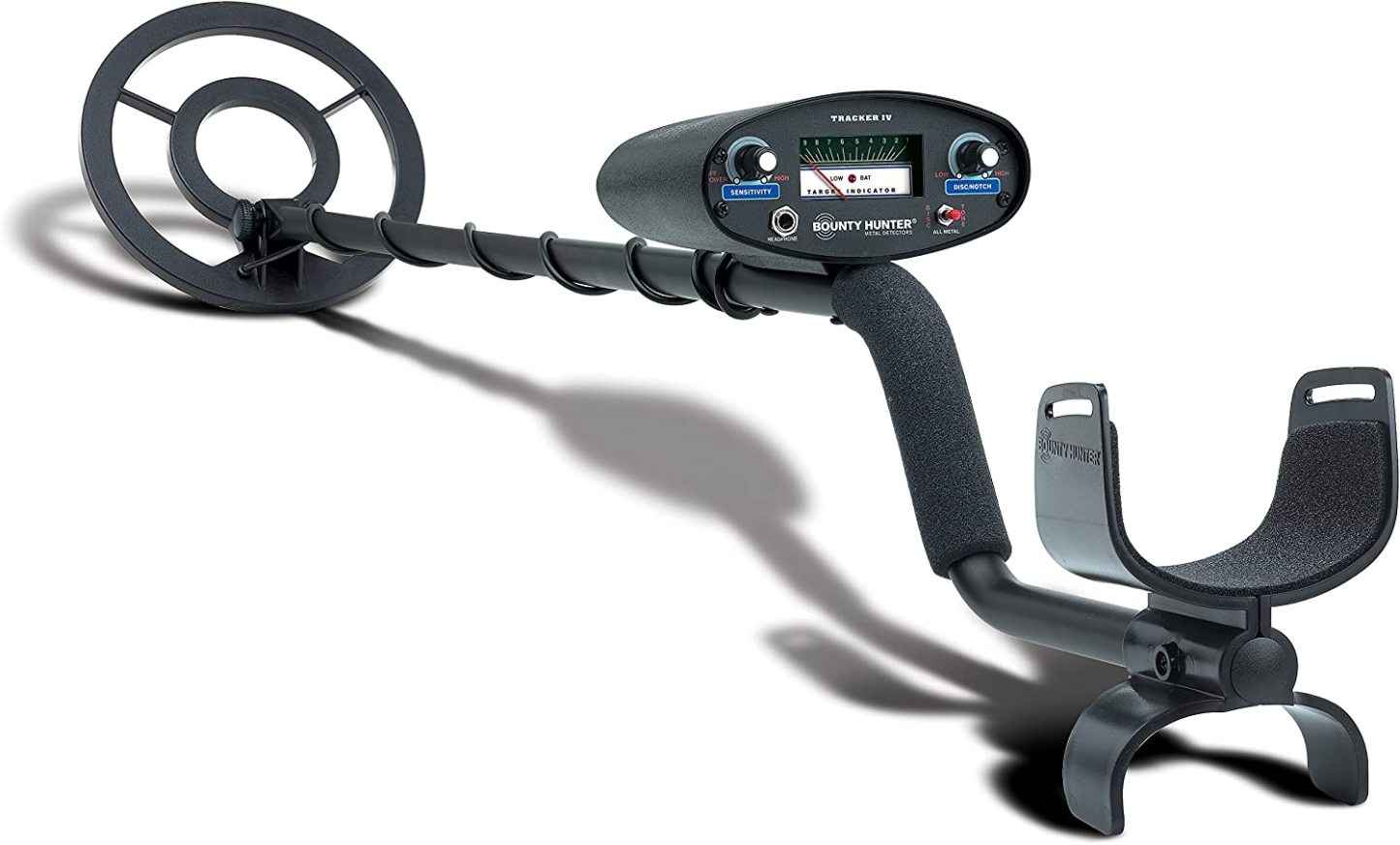Bounty Hunter TK4 Tracker IV Metal Detector with 8-inch Waterproof Coil