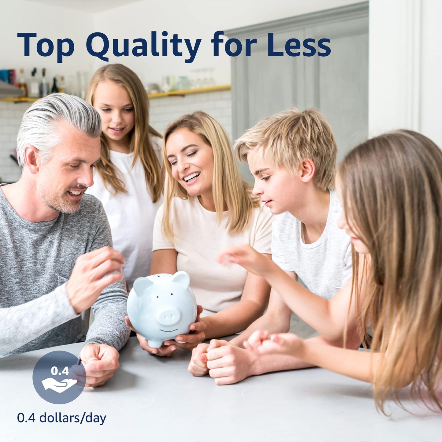AQUA CREST NSF/ANSI 53 Certified 6-Stage Replacement Water Filters Reduce TDS