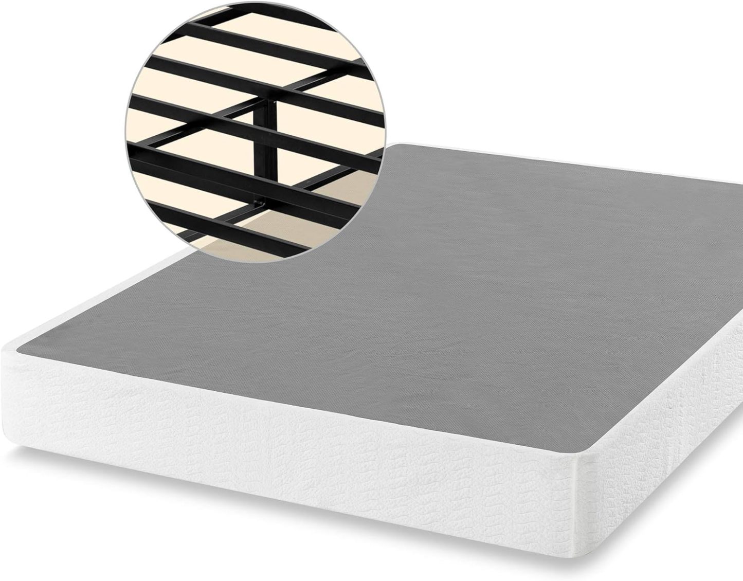 ZINUS 9 Inch Metal Smart Box Spring / Mattress Foundation / Strong Metal Frame
