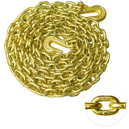 YATOINTO G80 Transport Binder Chain 5/16 Inch x 20 Foot Safety/Binder Chain
