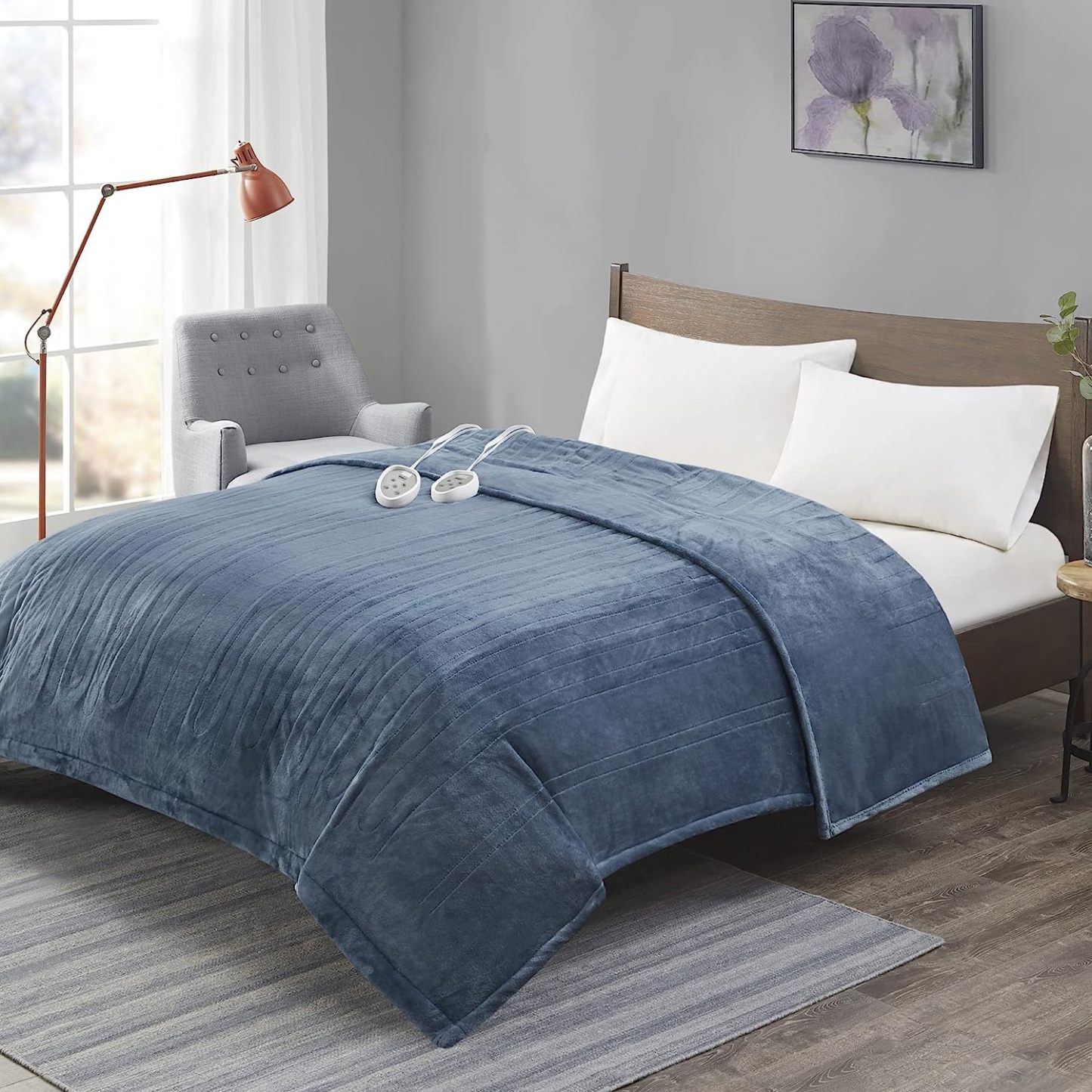 Degrees of Comfort Electric Blanket King Size, Heated Blanket for Bed, Dual Control