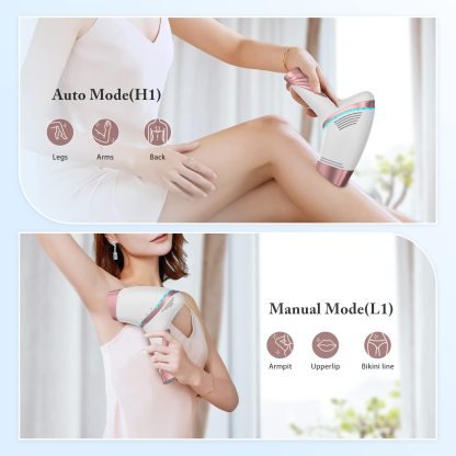 IPL Laser Hair Removal Device for Women and Men with Ice Compress System
