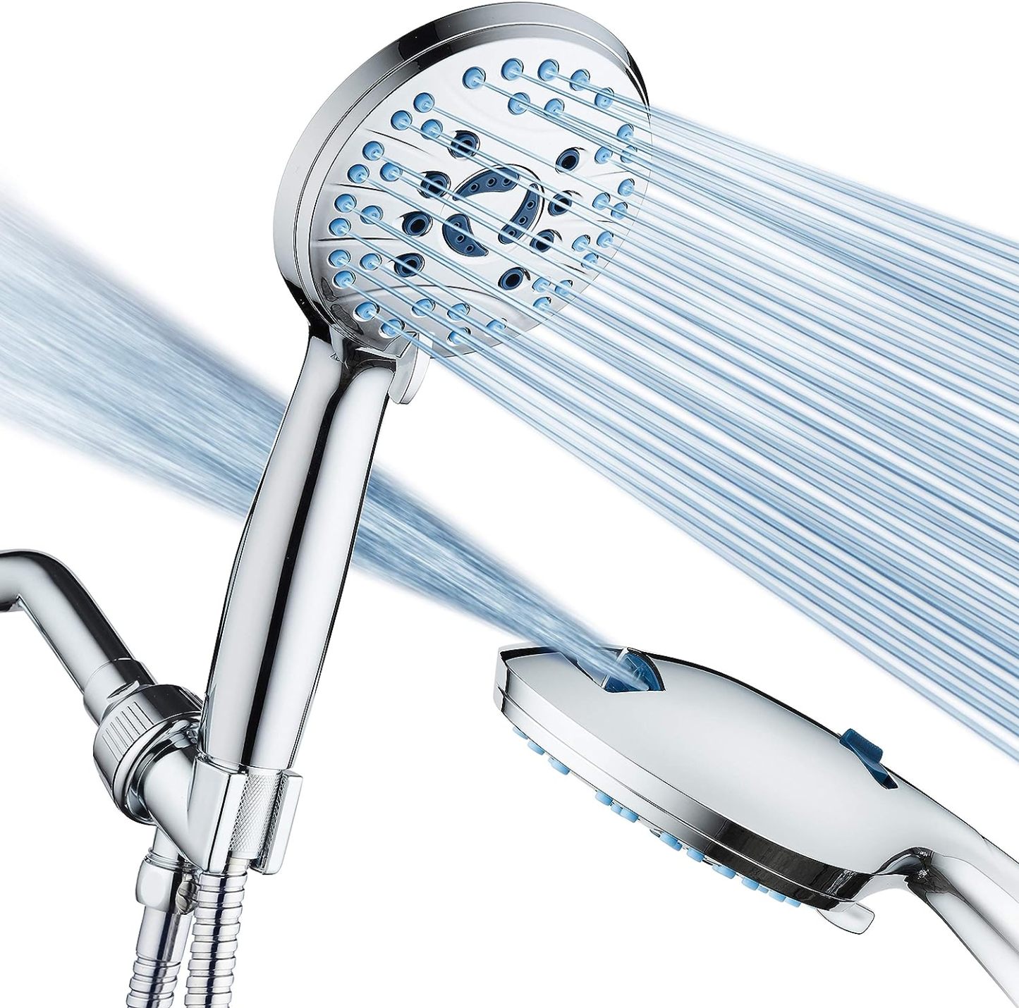 AquaCare High Pressure 8-mode Handheld Shower Head - Anti-clog Nozzles