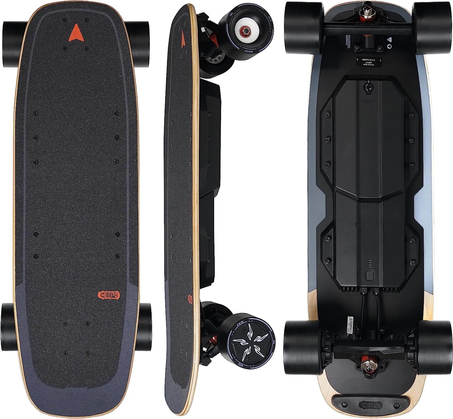 MEEPO Electric Skateboard, 28 MPH Top Speed, 330 LBS Load Capacity with Remote