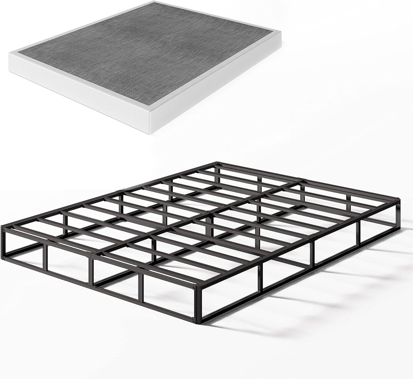 THEOCORATE 7 Inch Box Spring Queen, Metal High Profile Spring, Heavy Duty Mattress Foundation