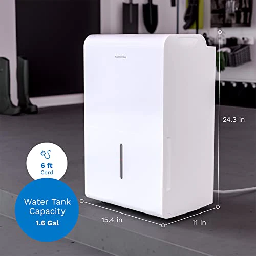 hOmeLabs 4500 Sq. Ft Energy Star Dehumidifier - Ideal for Large Rooms and Home Basements