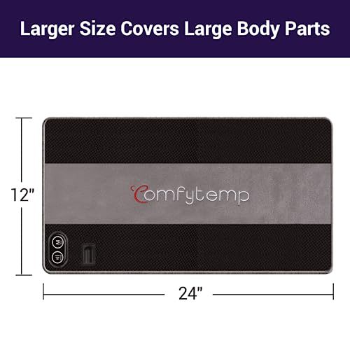 Comfytemp Red Light Therapy for Body, Large Infrared Light Therapy Pad 12" x 24"