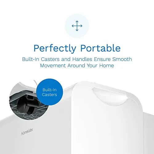 hOmeLabs 4500 Sq. Ft Energy Star Dehumidifier - Ideal for Large Rooms and Home Basements