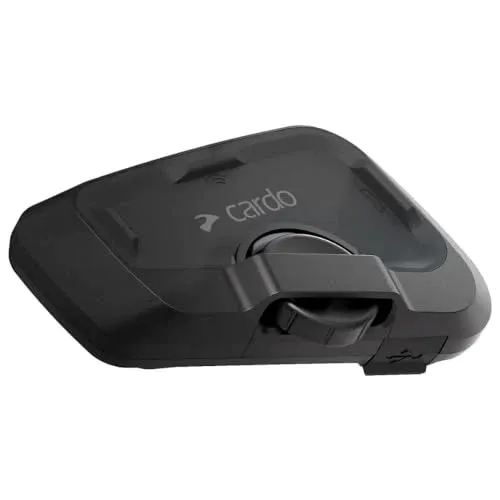 Cardo Systems FREECOM 2X Motorcycle 2-Way Bluetooth Communication System Headset - Black