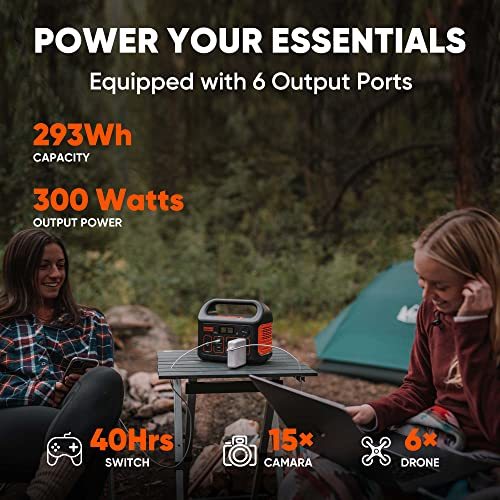 Jackery Portable Power Station Explorer 300, 293Wh Backup Lithium Battery, 110V/300W