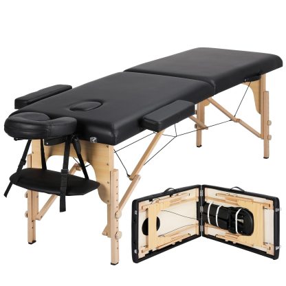 Yaheetech Spa Bed Portable Lash Bed Massage Bed Foldable
