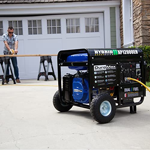DuroMax XP12000EH Generator-12000 Watt Gas or Propane Powered Home Back Up