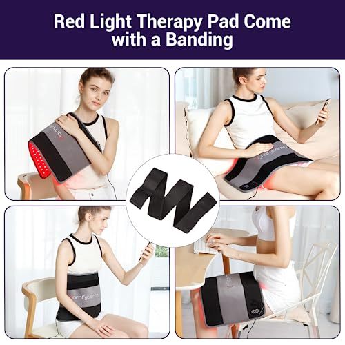 Comfytemp Red Light Therapy for Body, Large Infrared Light Therapy Pad 12" x 24"