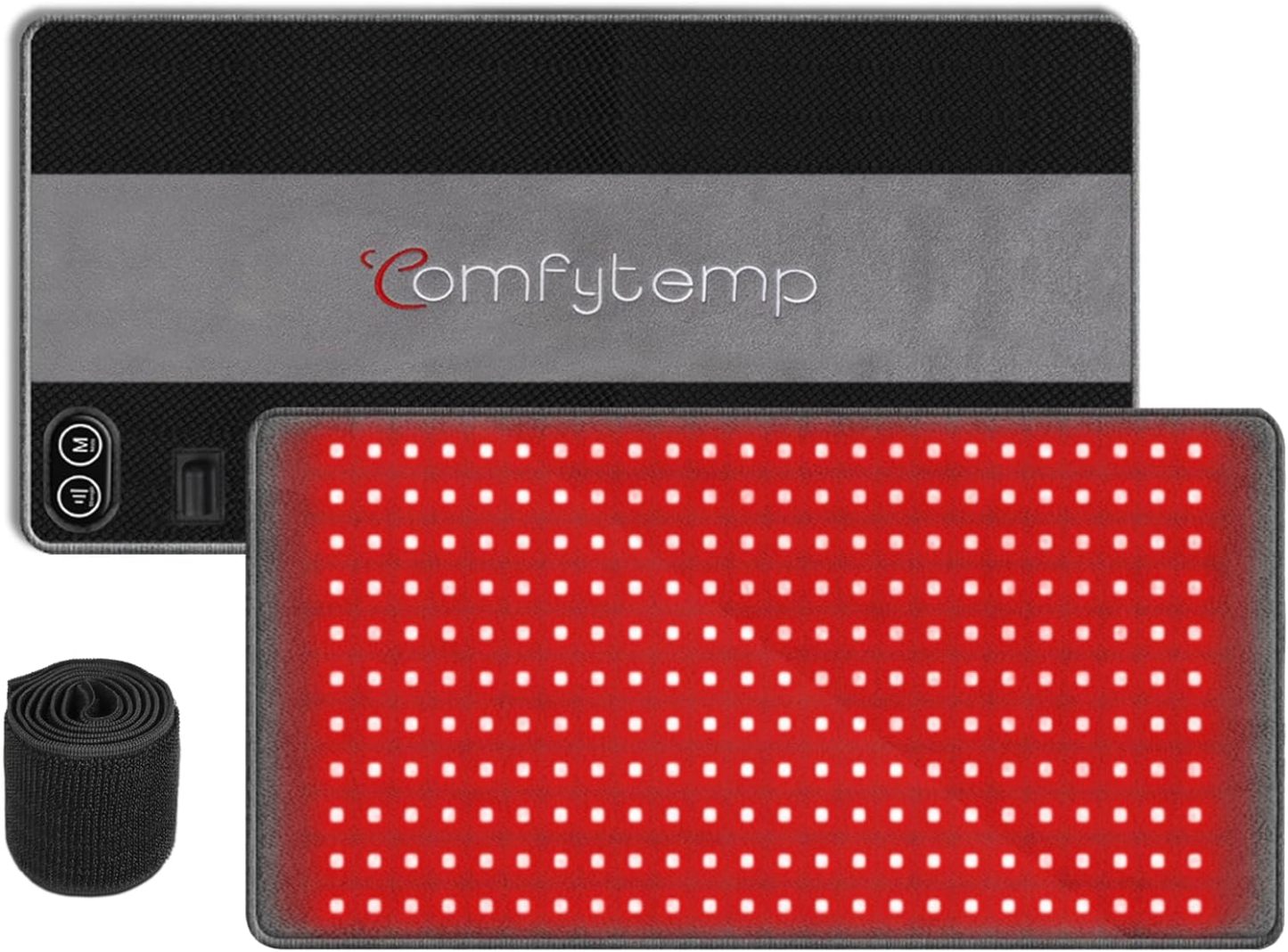 Comfytemp Red Light Therapy for Body, Large Infrared Light Therapy Pad 12" x 24"