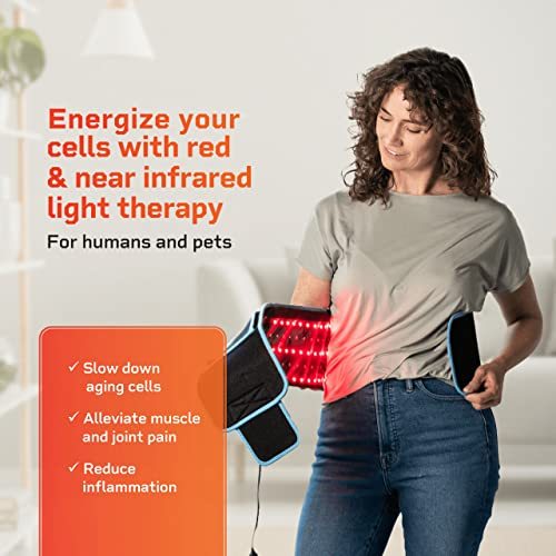 Lifepro Red Light Therapy Belt - Near Infrared Light Therapy & Red Light Therapy for Body
