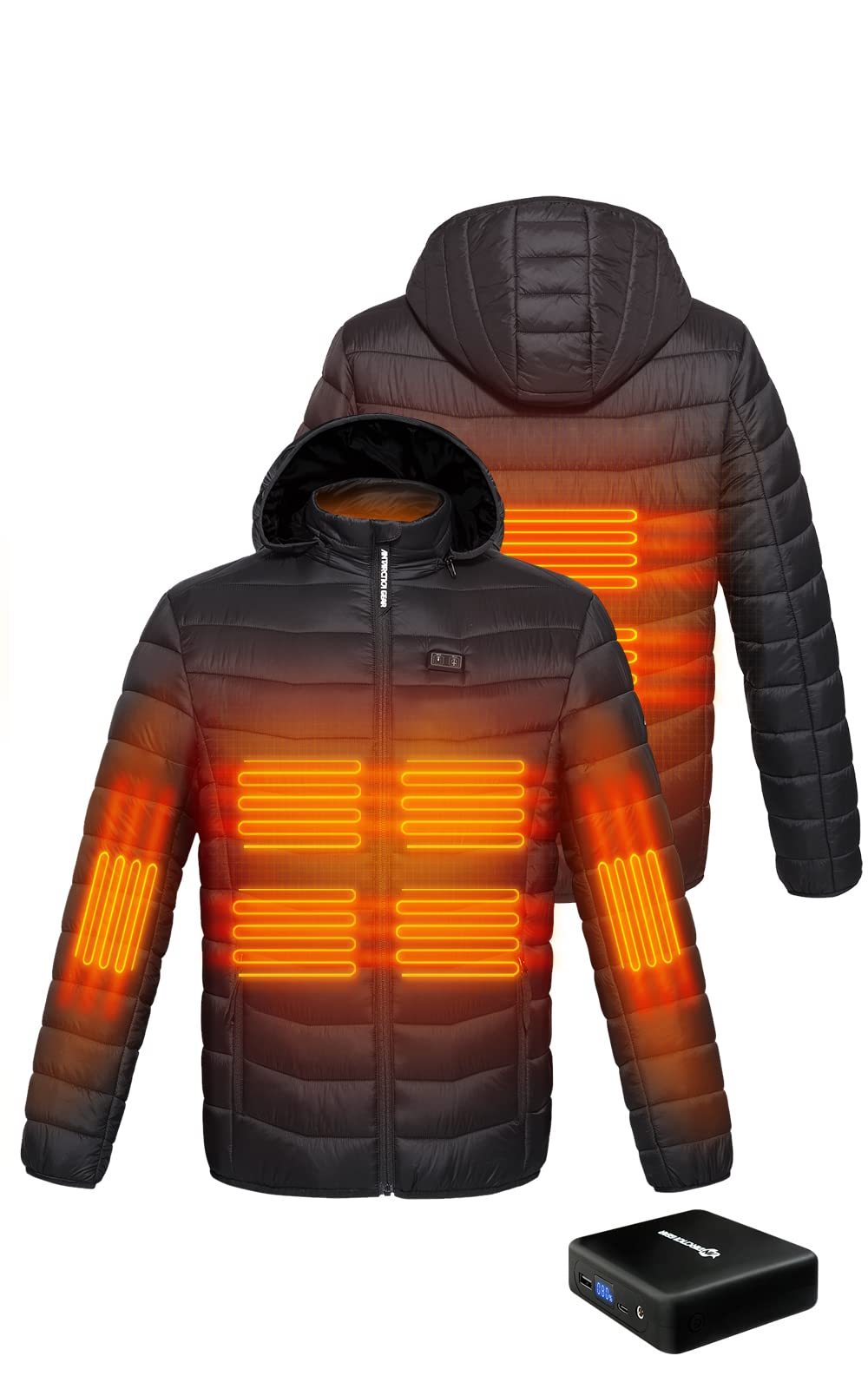 ANTARCTICA GEAR Heated Jacket with 12V/5A Power Bank