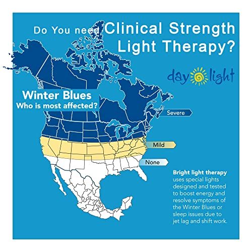 Carex Day-Light Classic Plus Bright Light Therapy Lamp - 10,000 LUX At 12 Inches