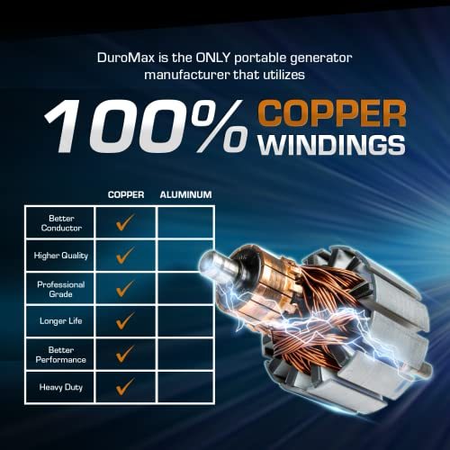 DuroMax XP12000EH Generator-12000 Watt Gas or Propane Powered Home Back Up