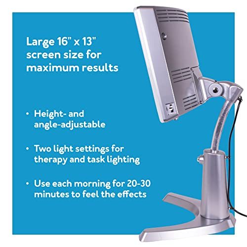 Carex Day-Light Classic Plus Bright Light Therapy Lamp - 10,000 LUX At 12 Inches