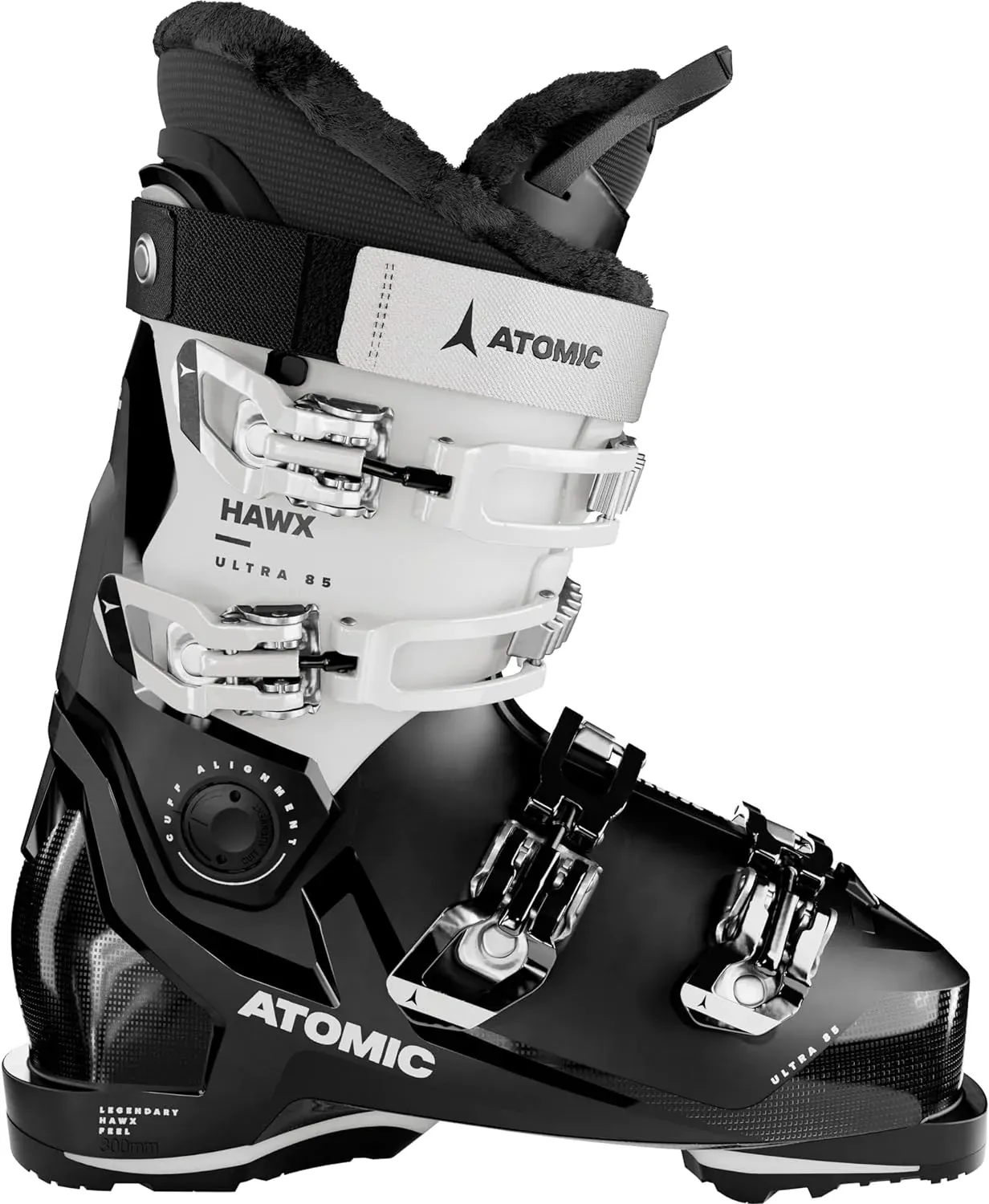 Atomic HAWX Ultra 85 GW Ski Boot Womens Black/White 23.5