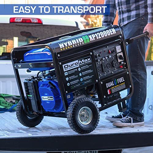DuroMax XP12000EH Generator-12000 Watt Gas or Propane Powered Home Back Up
