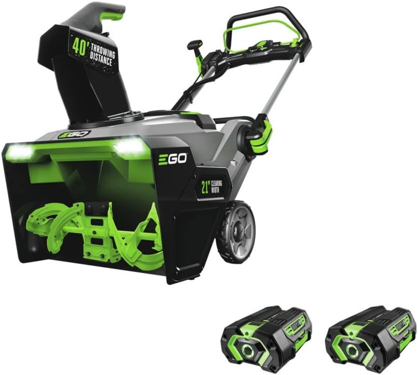 EGO Power+ SNT2112 21-Inch 56-Volt Lithium-Ion Cordless Snow Blower with Steel Auger