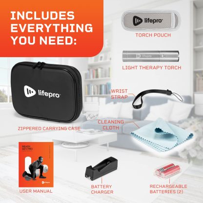 LifePro Infrared & Red Light Therapy for Body Joints & Muscles Pain Relief