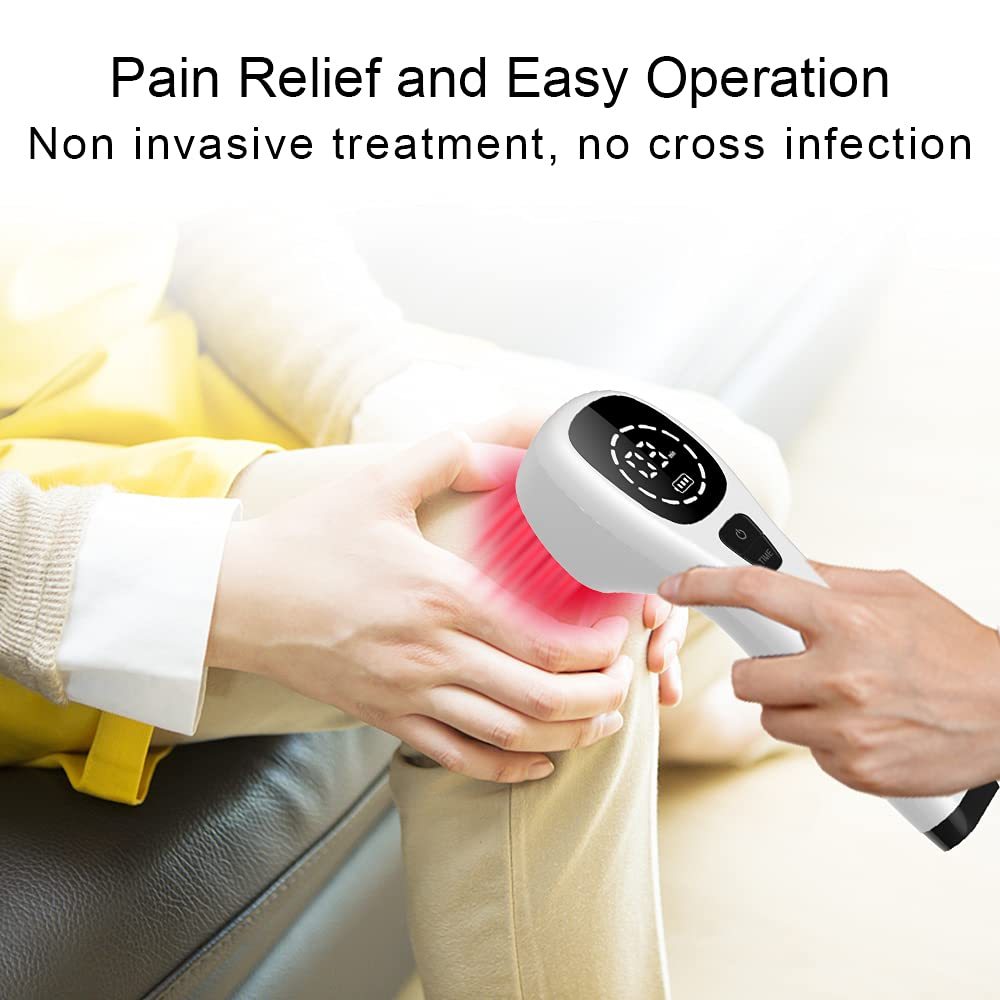Cold Laser Human/Vet Device with LED Display Targets Joint and Muscles Directly for Pain ReliefInfrared Light