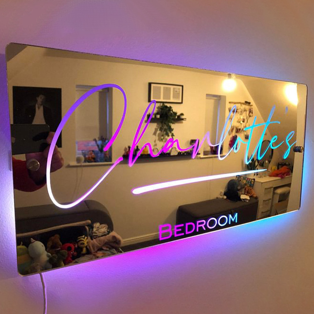 Hot Sale Personalised Name Mirror - Light Up Mirror