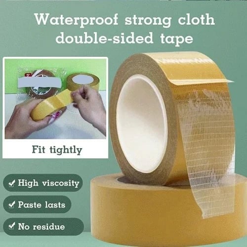 HIKIYEAT Clear Thin Double Sided Tape Heavy Duty,3 A4 Size Sheets,Waterproof Removable Adhesive Tape,Heat Resistant,for DIY,LCD Screen Repair,Fabric