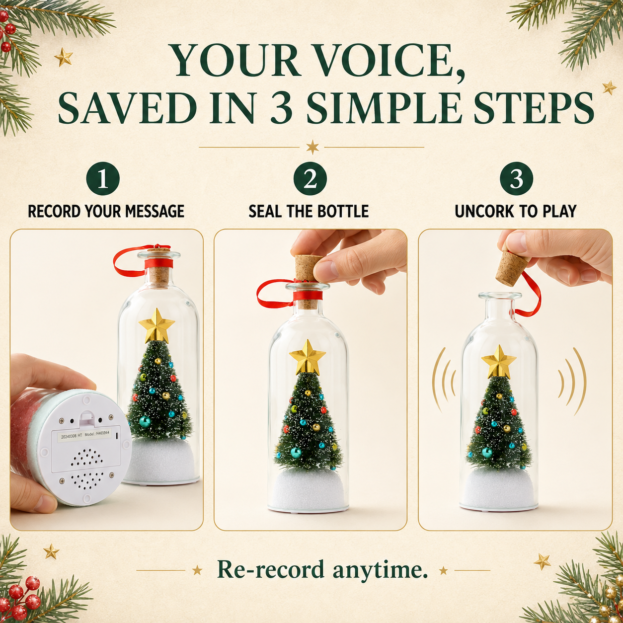 🎄Record-a-Message Christmas Tree