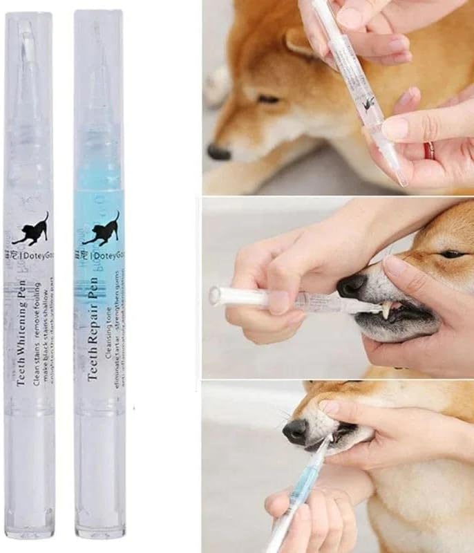 Cat & Dog  Teeth Repairing Kit, Pet Teeth Cleaning Pen for Dental Care,