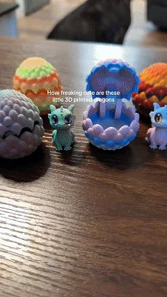 ❤️Your Sky Companions: 10-Piece Mini Dragon Egg Surprise Set✨🐉