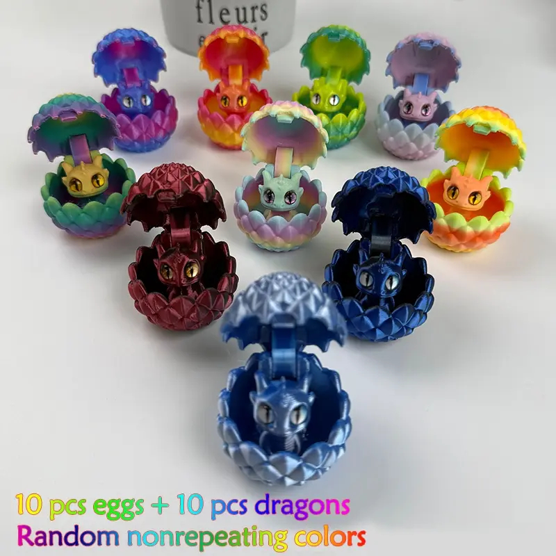 ❤️Your Sky Companions: 10-Piece Mini Dragon Egg Surprise Set✨🐉