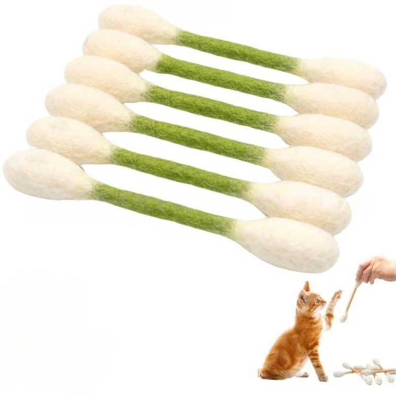 ❤️For happy, healthy, and active indoor cats🐱Swabs Large Size Cat Toys with Catnip