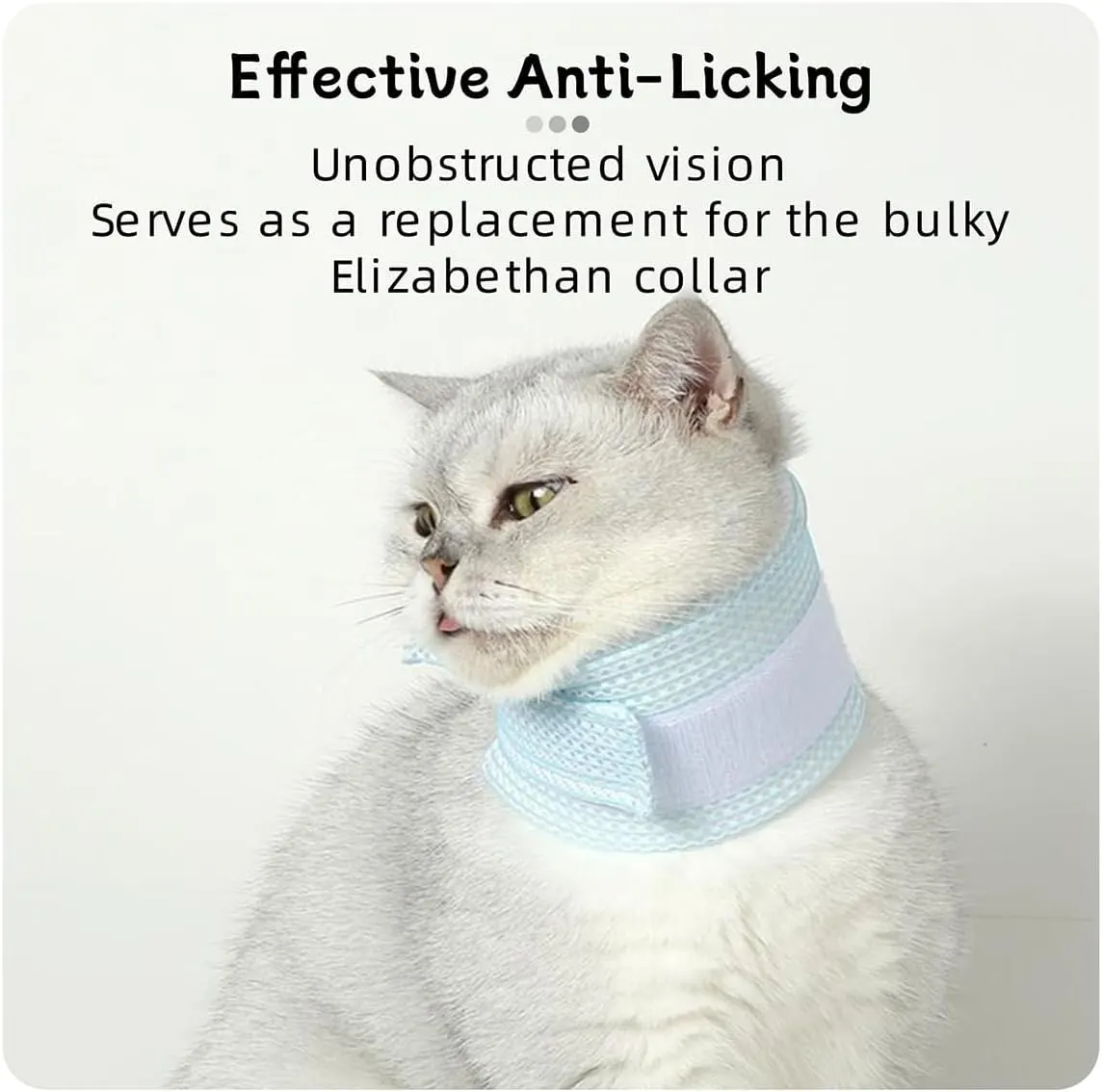 Cat Neck Brace Cover - Breathable & Adjustable Elizabethan Collar