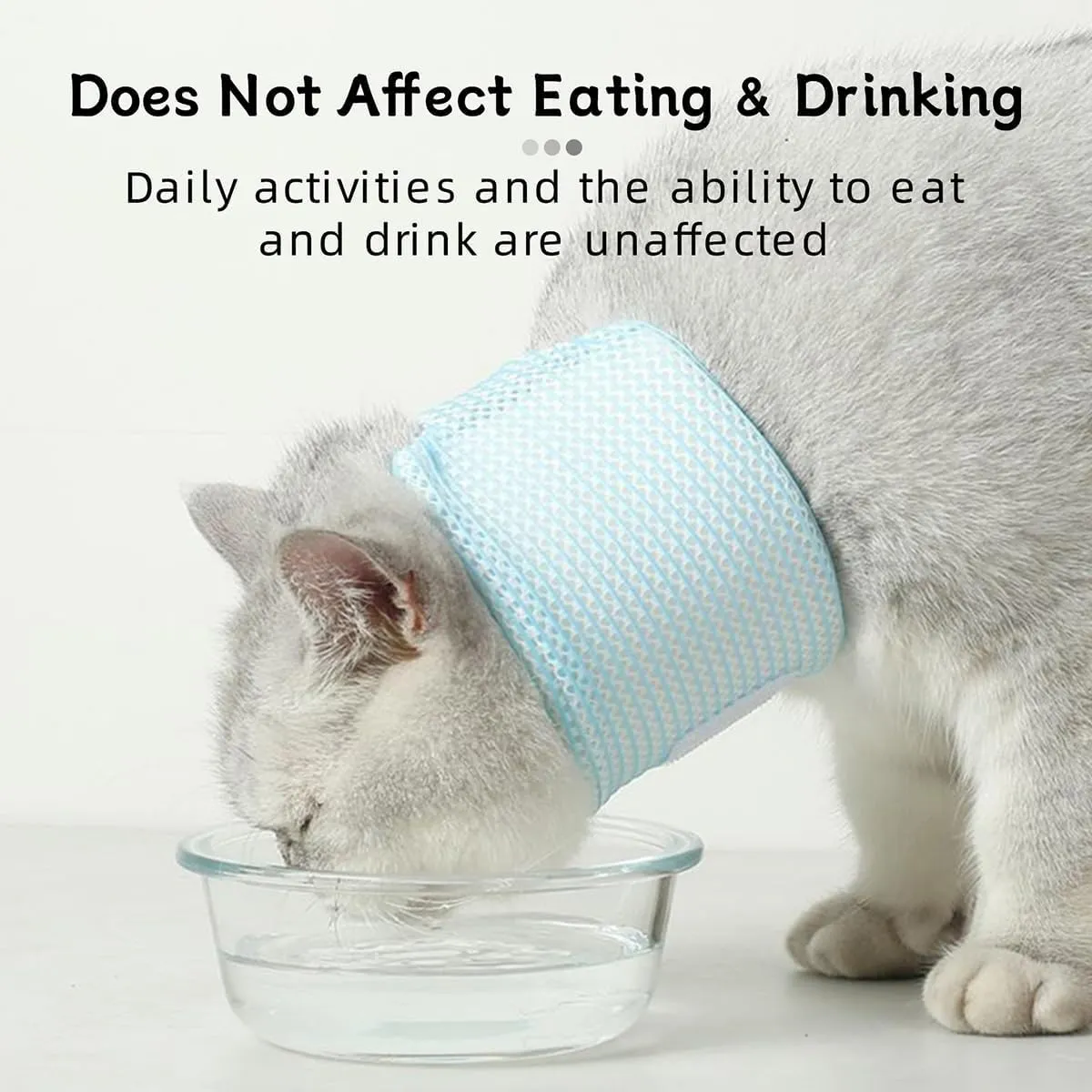 Cat Neck Brace Cover - Breathable & Adjustable Elizabethan Collar