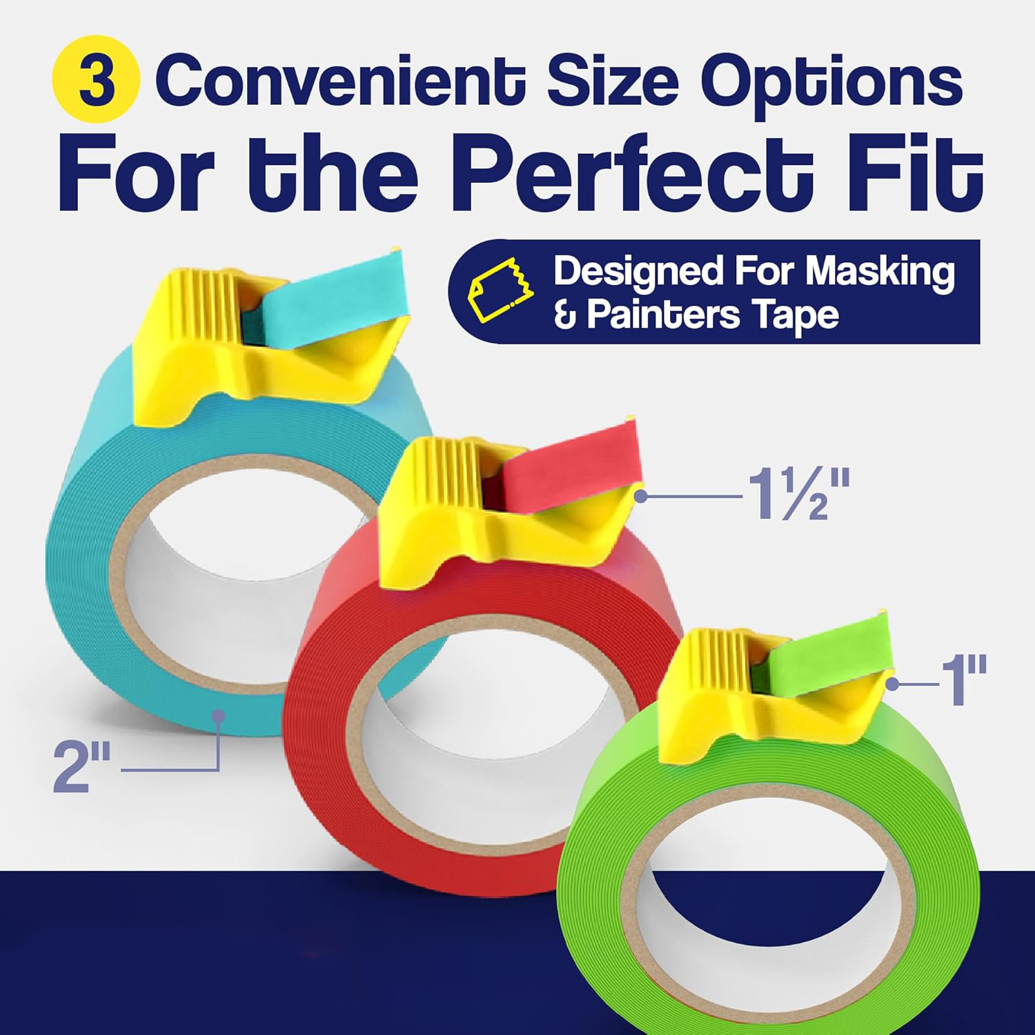 Tape Cap Compact Tape Dispenser