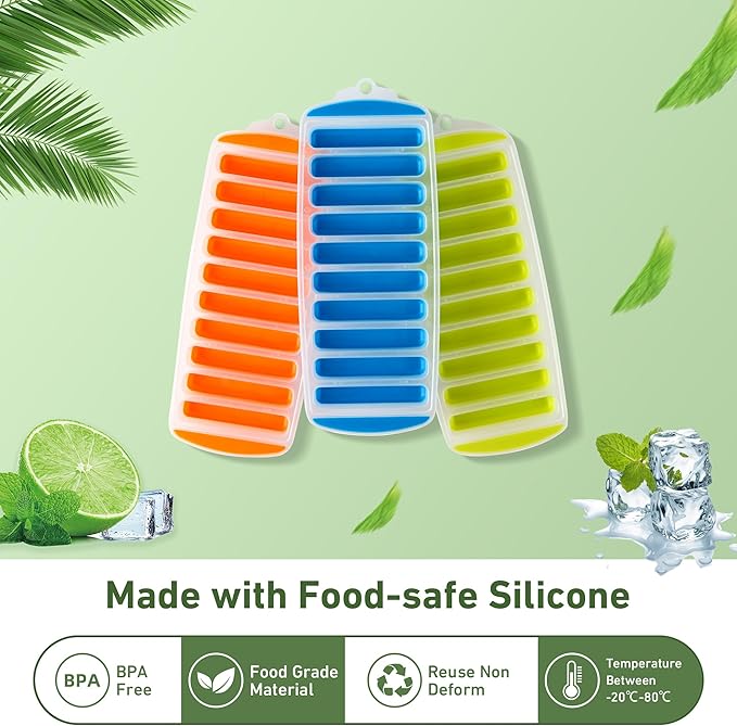 Narrow Water Bottle Ice Stick Tray