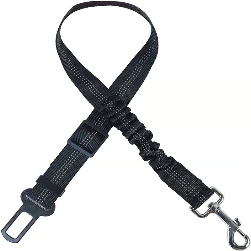 Pet Dog & Cat Seat Belts for Cars, Adjustable Safety Leash/Harness Compatible with Vehicle Headrests