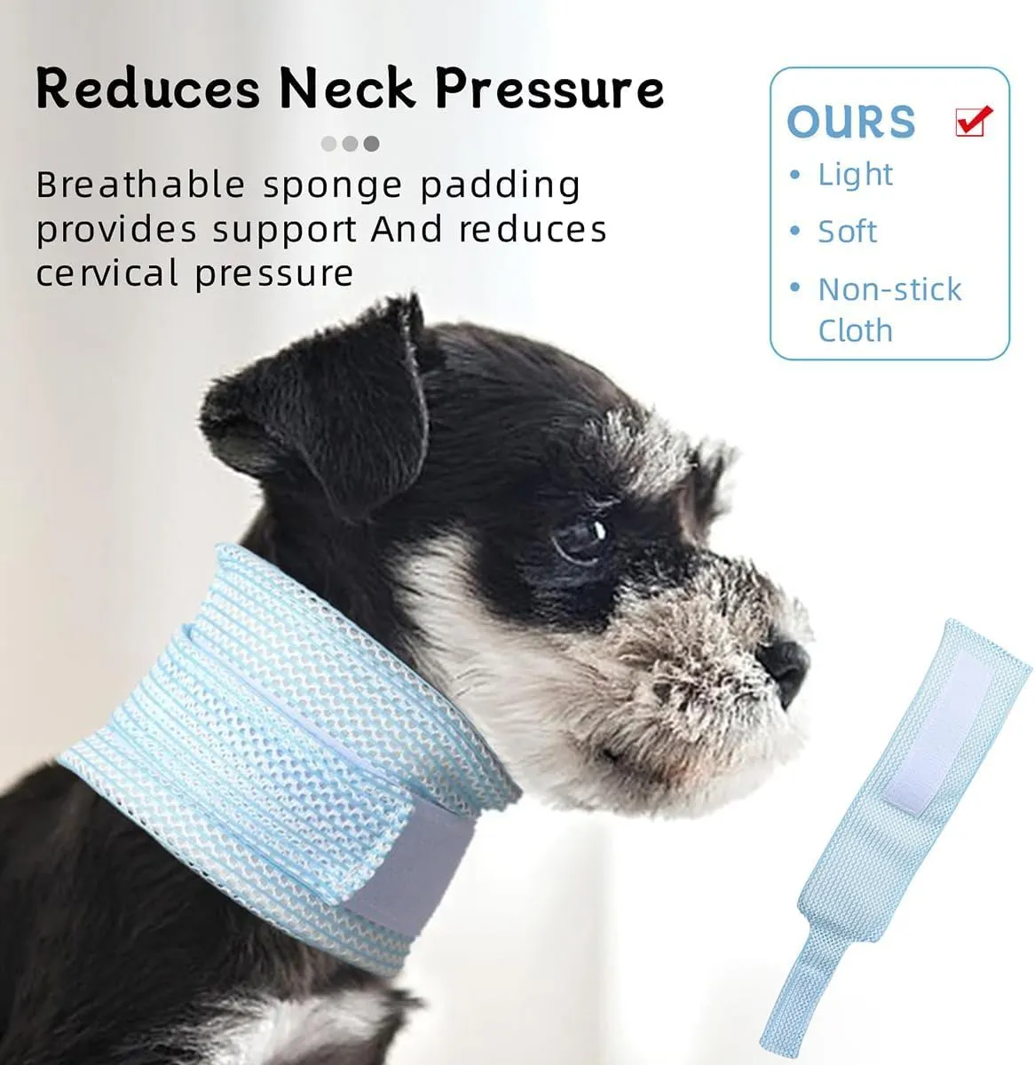 Cat Neck Brace Cover - Breathable & Adjustable Elizabethan Collar