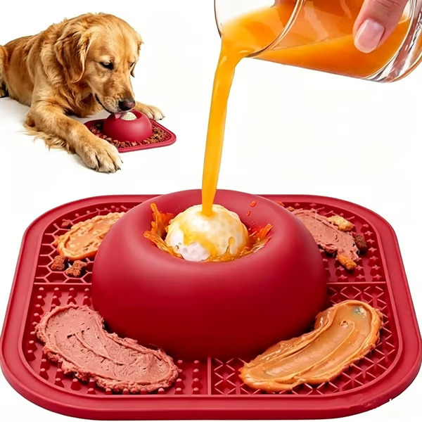 🐾 Dog Lick & Slow Feeder Mat – Healthier, Calmer Mealtimes