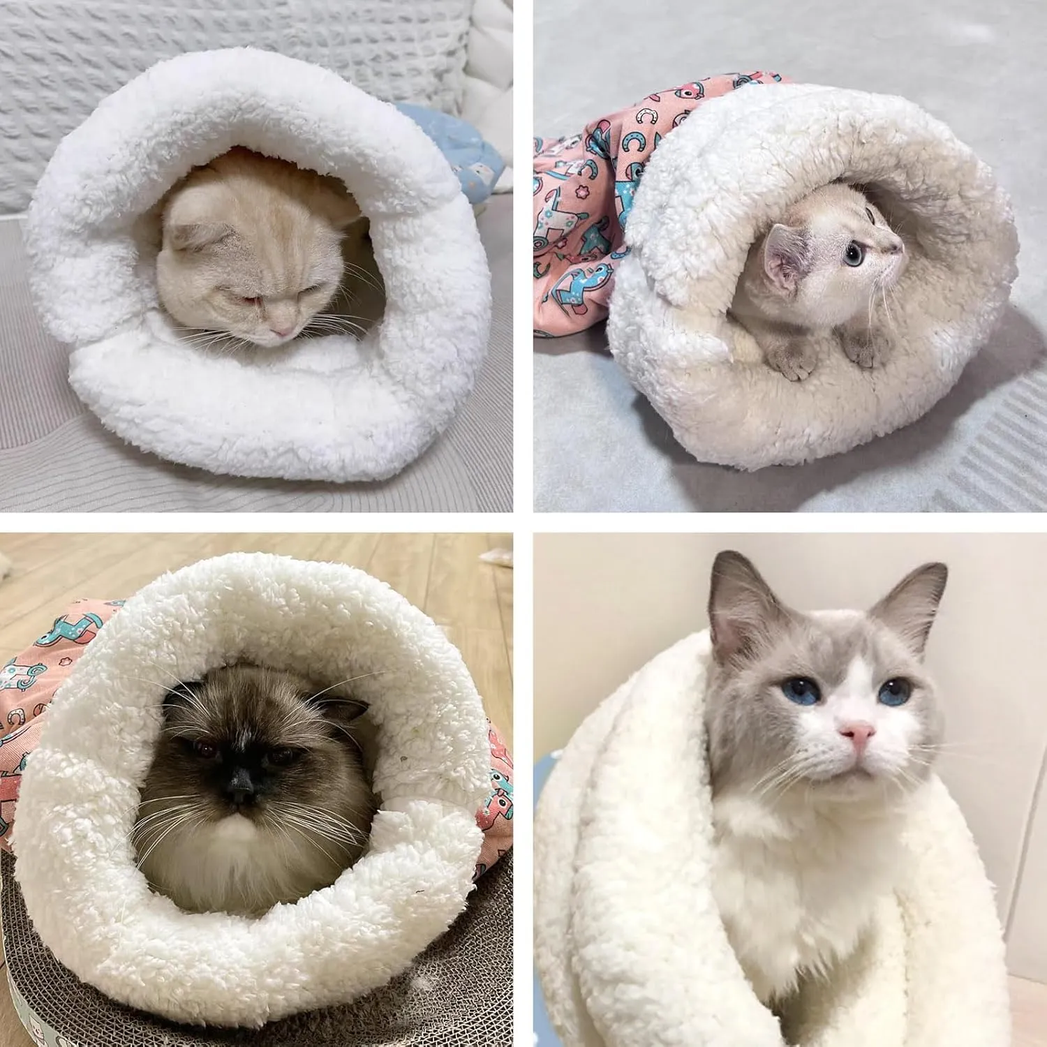 Cat Sleeping Bag Winter Warm Pet Bed