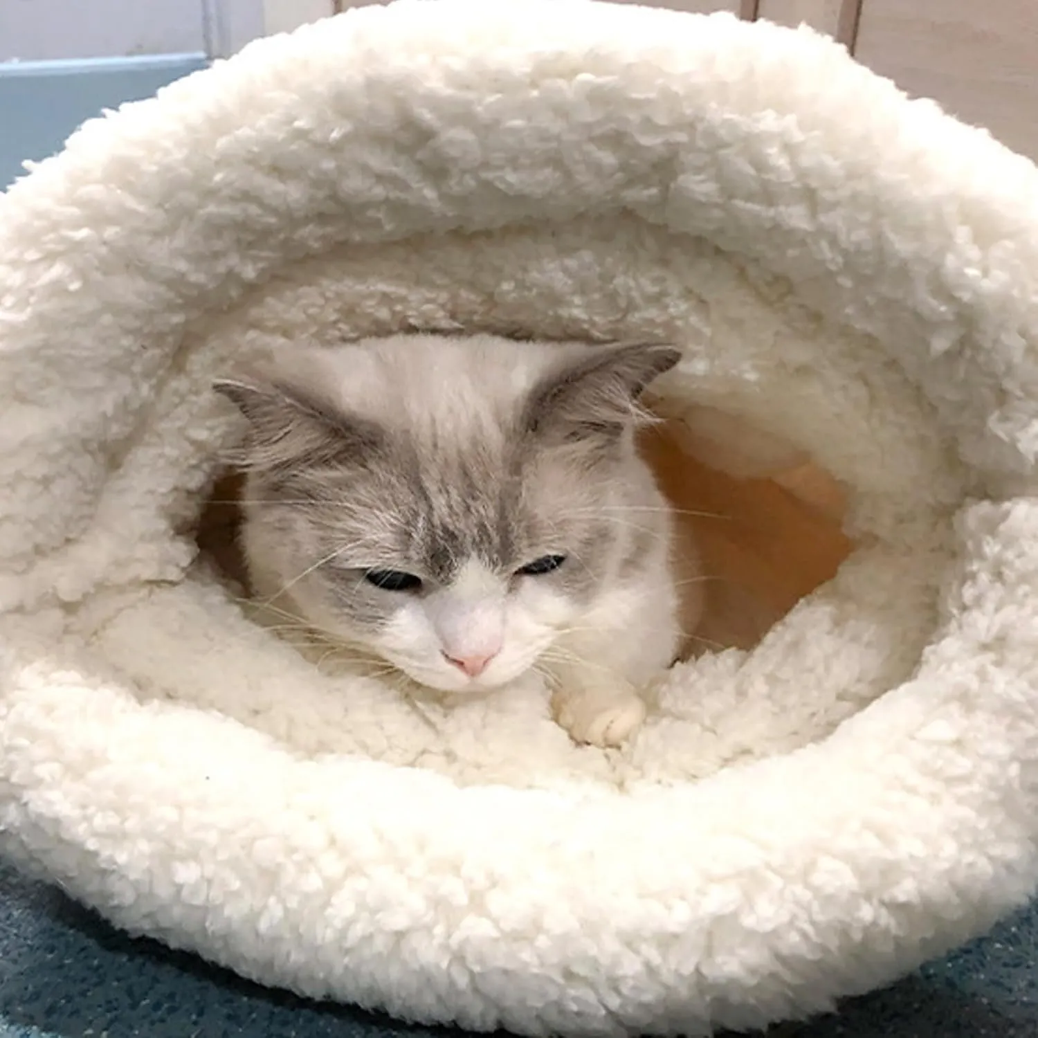 Cat Sleeping Bag Winter Warm Pet Bed