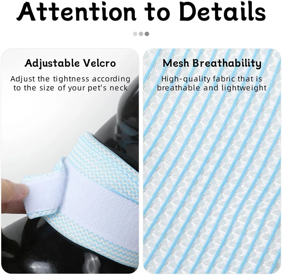 Cat Neck Brace Cover - Breathable & Adjustable Elizabethan Collar