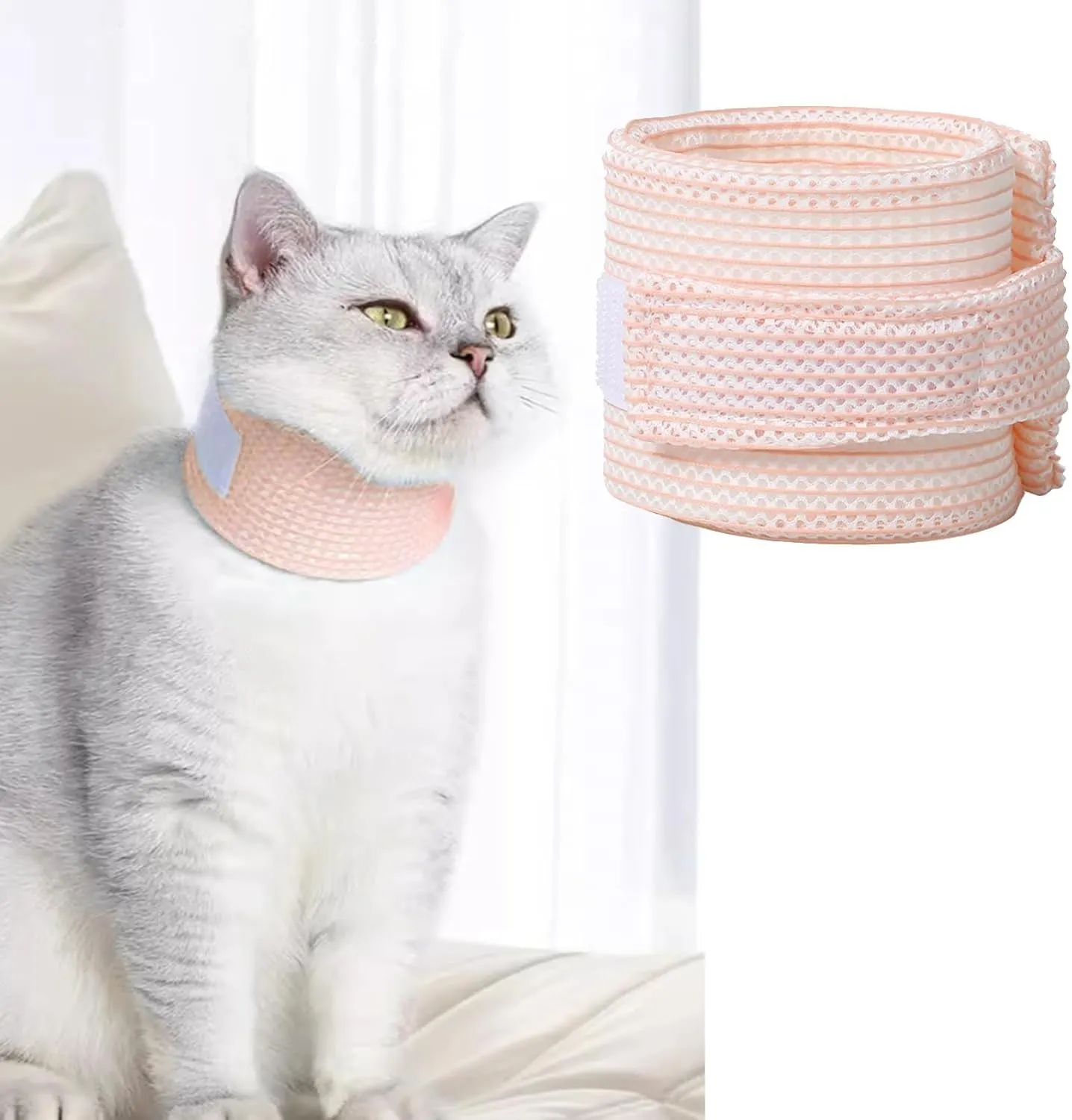 Cat Neck Brace Cover - Breathable & Adjustable Elizabethan Collar