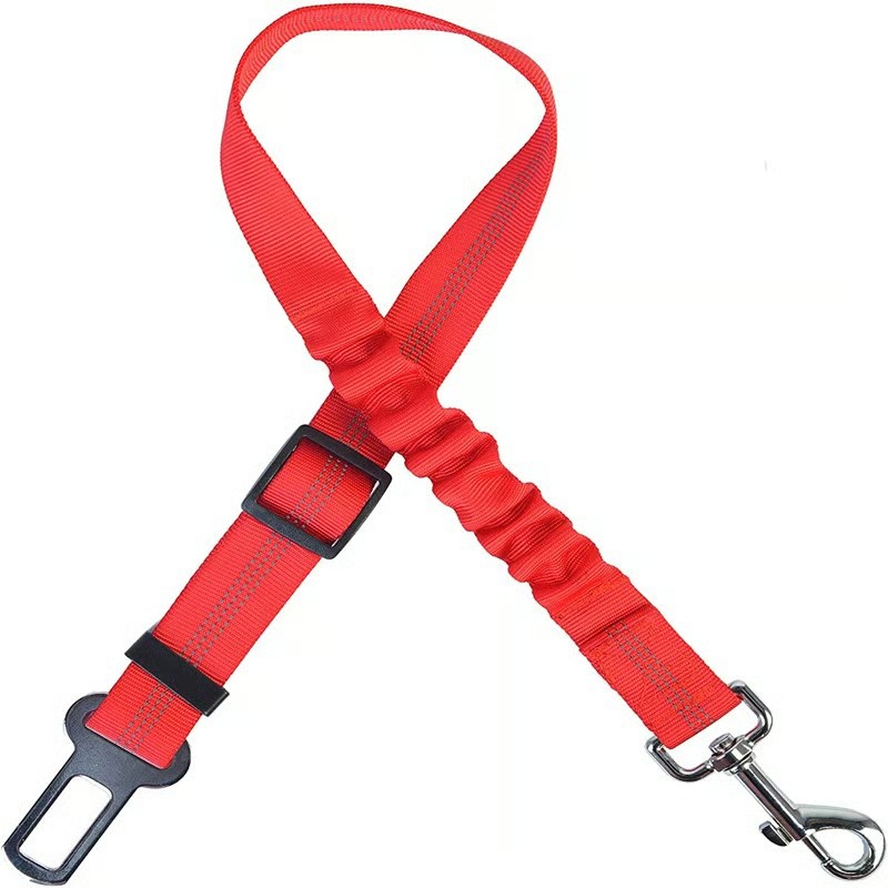 Pet Dog & Cat Seat Belts for Cars, Adjustable Safety Leash/Harness Compatible with Vehicle Headrests