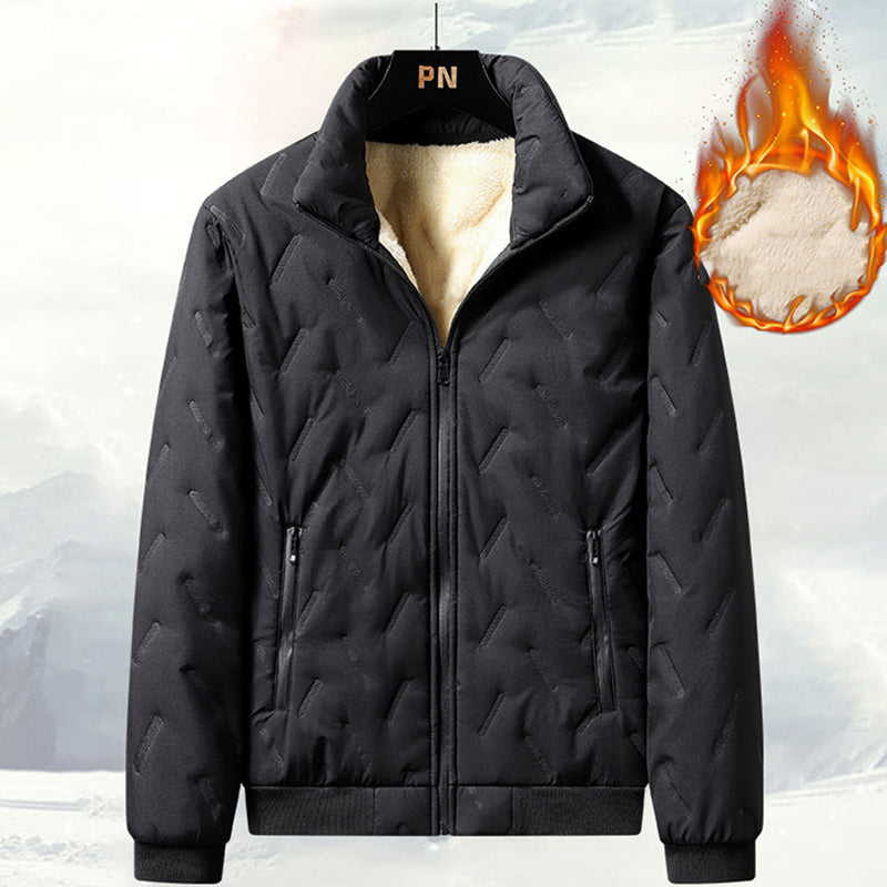 ❄️Winter-Specials❄️Men's Quilted Winter Jacket with Faux Fleece Lining